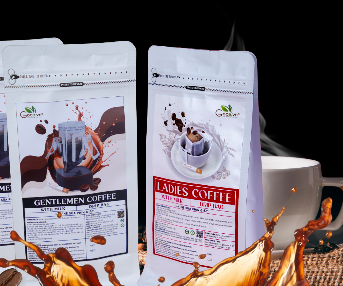 Coffee Goce  - Cà Phê  Sữa Phin Giấy - Gentlement & Ladies Coffee