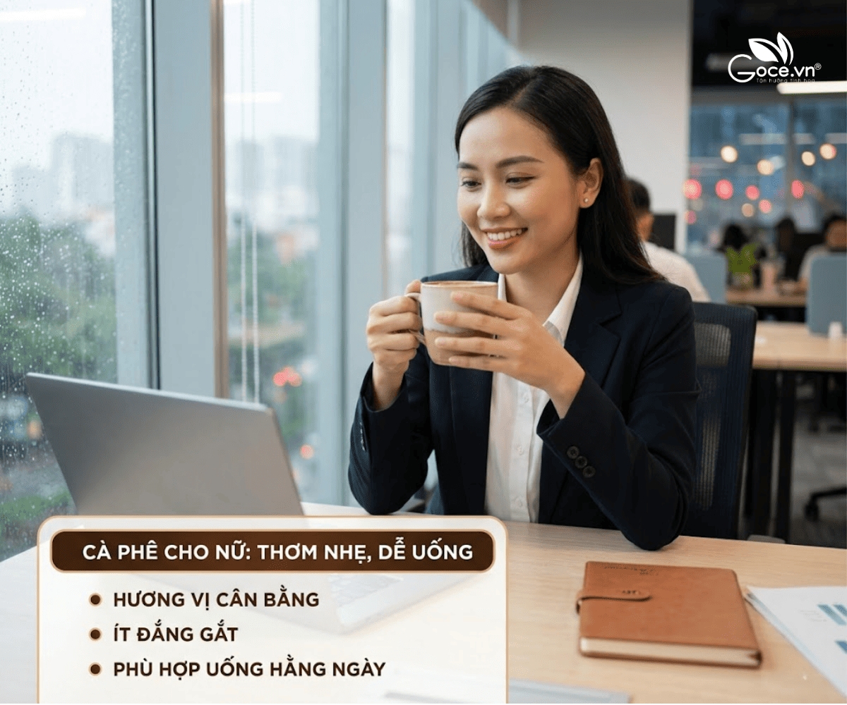Cà Phê Cho Nữ Dễ Uống Và Ít Đắng Được Yêu Thích Hiện Nay