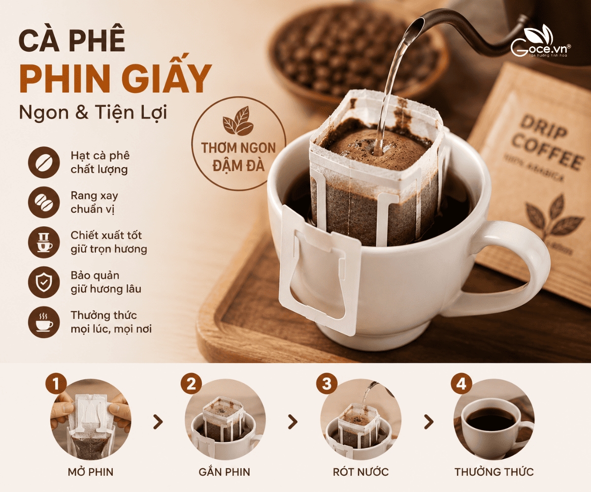 Cà Phê Phin Giấy Có Ngon Không? Khám Phá Hương Vị Chuẩn Gu Việt