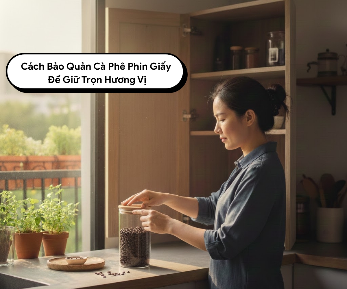 Cách Bảo Quản Cà Phê Phin Giấy Để Giữ Trọn Hương Vị