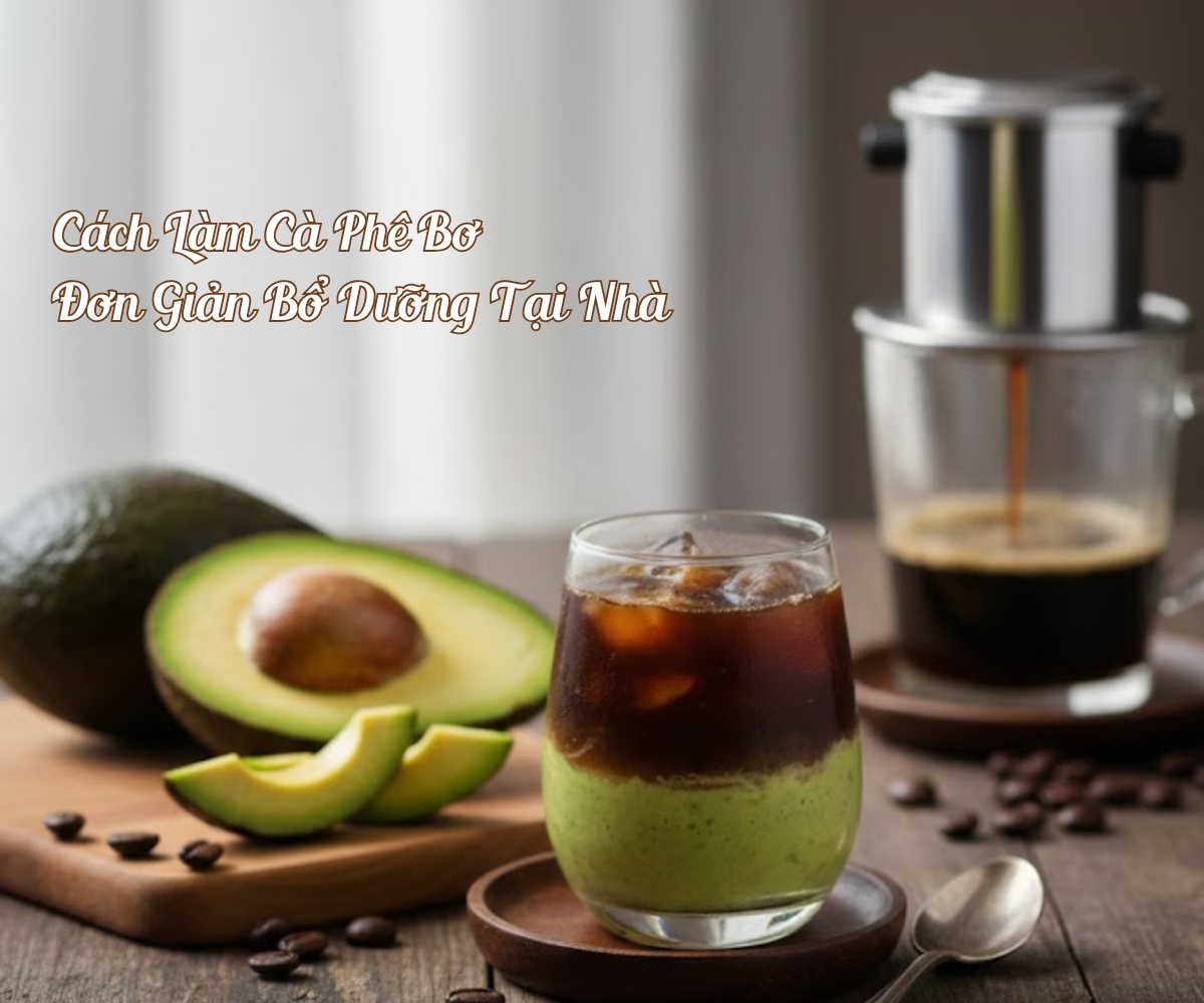 Cách Làm Cà Phê Bơ Đơn Giản Bổ Dưỡng Tại Nhà