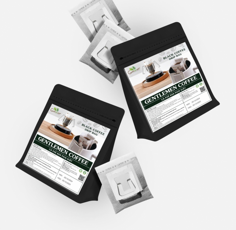 Gentlemen Coffee - Cà Phê Đen Phin Giấy